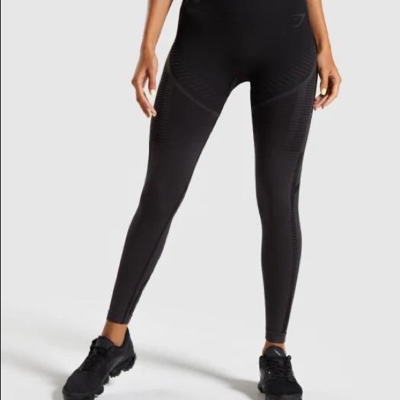 Gymshark ‘Geo’ Seamless Legging (S) - black - Picture 5 of 5